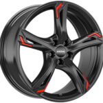 5x114.3 18x7.5 ET40 RONAL R62 RED alufelni