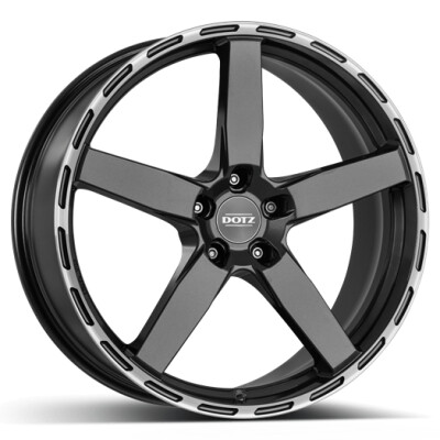5x112 18x8.5 ET35 Dotz MarinaBay Sötét gunmetal Polírozott alufelni