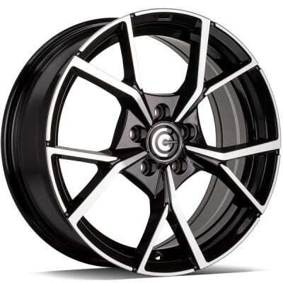 5x100 15x6.5 ET38 Carbonado Predator alufelni
