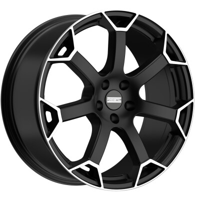 zephirus-matt-black-machined-side-thumbnail 5x112 19x8.5 ET32 Fondmetal ZEPHYRUS (FMI18) alufelni - Image 1